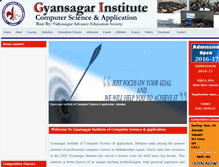 Tablet Screenshot of gyansagarinst.com